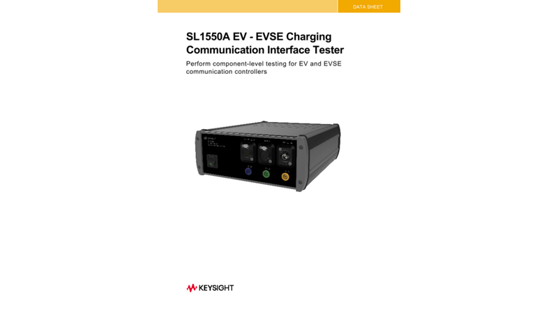 SL1550A EV - EVSE Charging Communication Interface Tester
